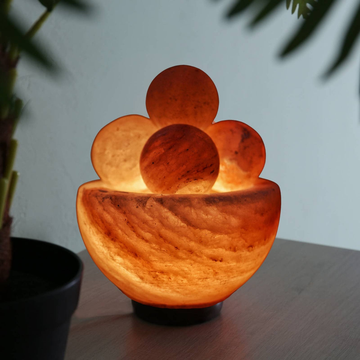 Himalayan Salt Lamp with Massage Balls