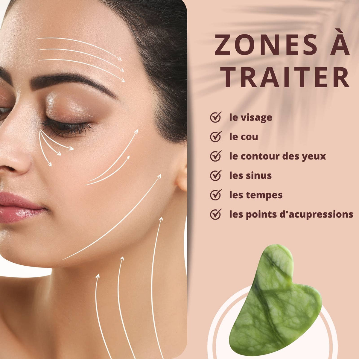 Masážny Nástroj Gua Sha