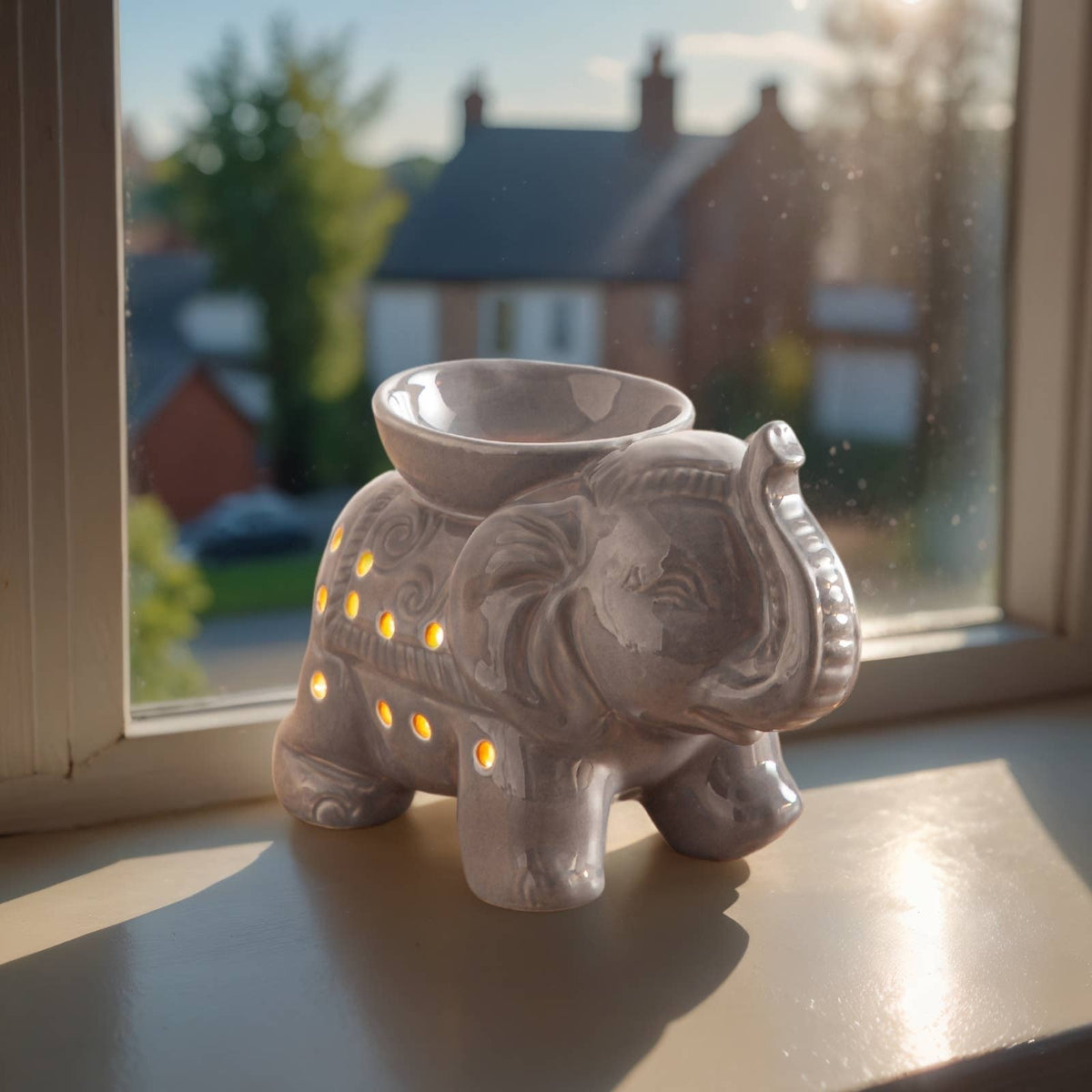 Keramická Aróma Lampa — Motív Slon